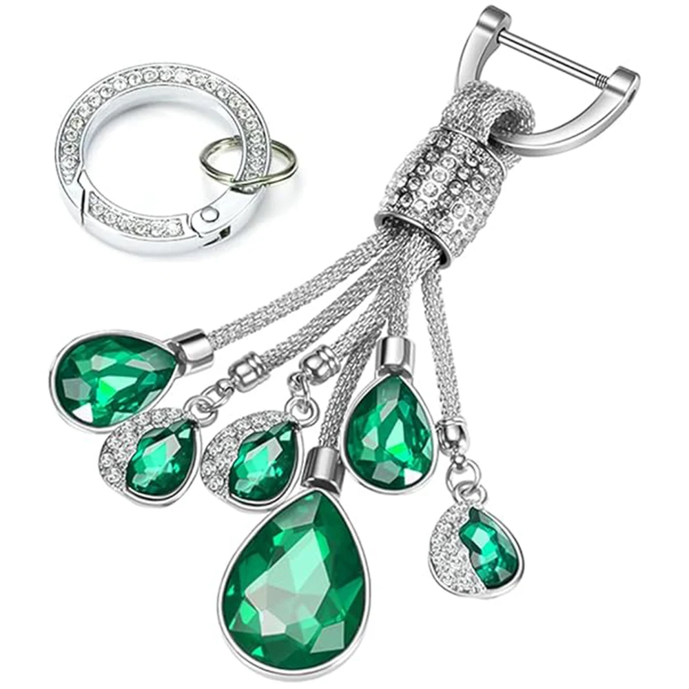 Glitzernder Schlüsselanhänger für Frauen Geschenke Auto-Handgelenkschlaufe Schlüsselketten Kristall-Lanyard Strass-Anhänger DIY-Basteleien