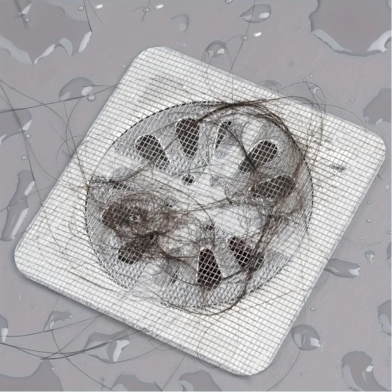 바닥 배수구 스티커, 곤충 방지 자가 접착식 욕실 헤어 필터망, 하수구 필터, 주방 막힘 방지 메쉬망