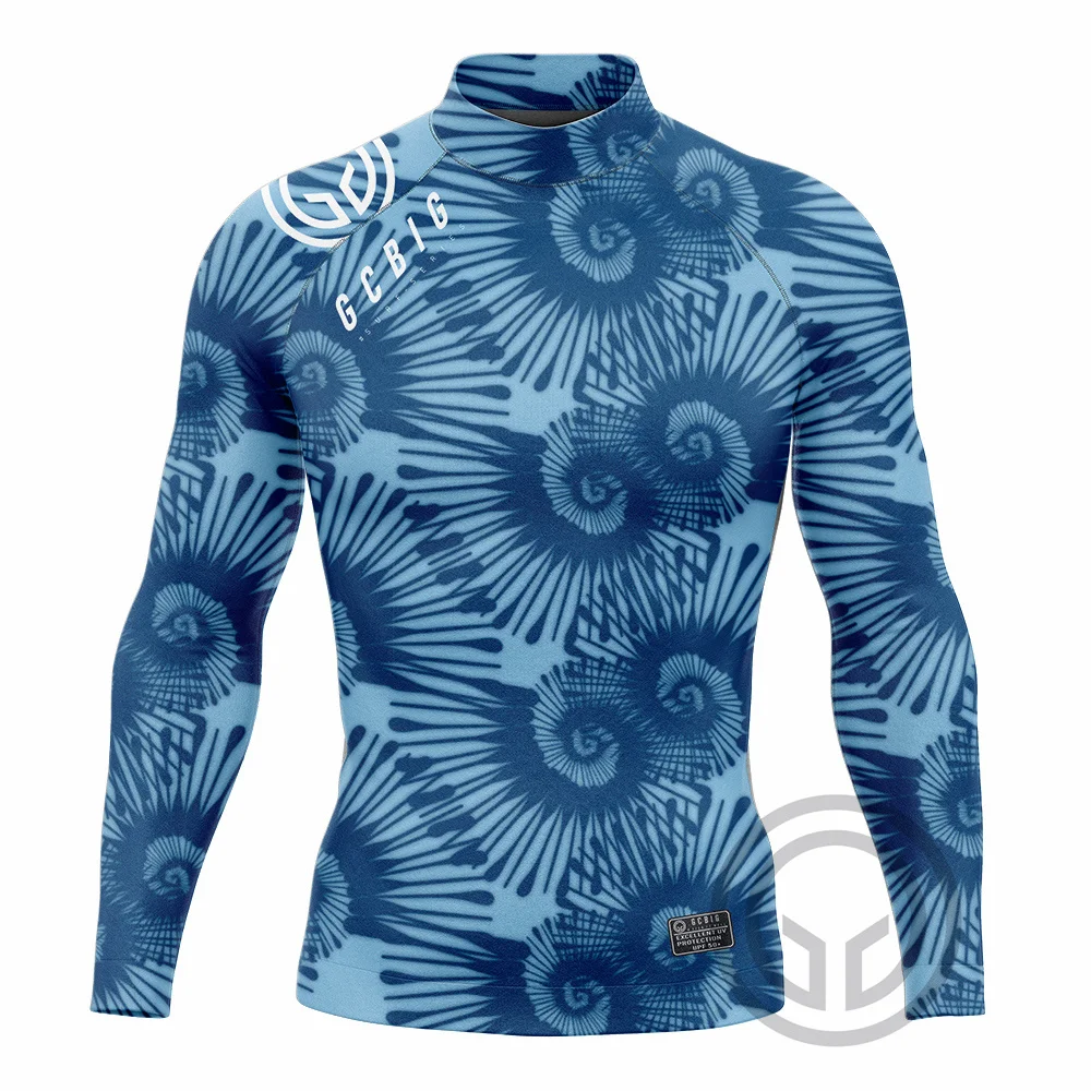 New Men Swimming T-shirt Swimsuit Beach Swimwear Long Sleeve Surfing Suit Surf Clothes Summer Long Sleeves Apparel