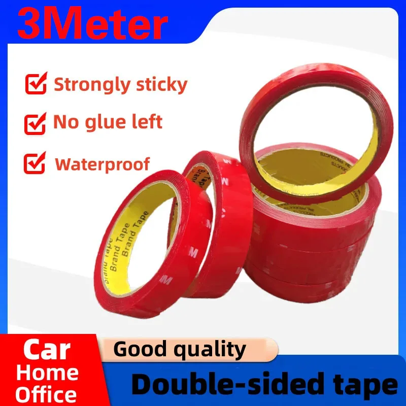 

Strong Transparent Acrylic Double Sided Tape Heavy Duty Nano Tape Traceless Adhesive Sticker Clear Sticky Power Foam Tape