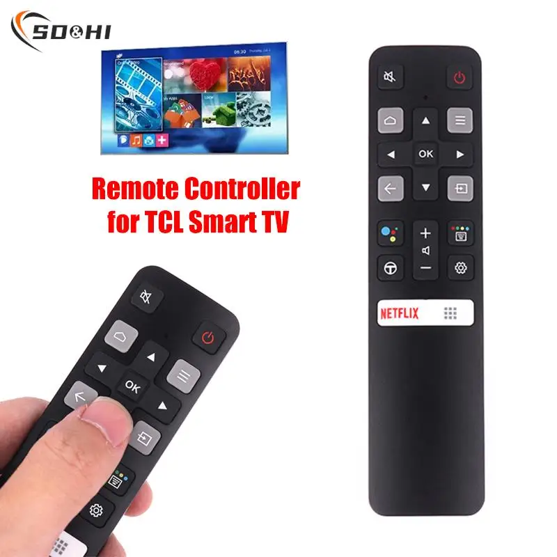 Nuovo Sostituzione RC802V FNR1 Per Telecomando TV Voce TCL Netflix - Foto 7