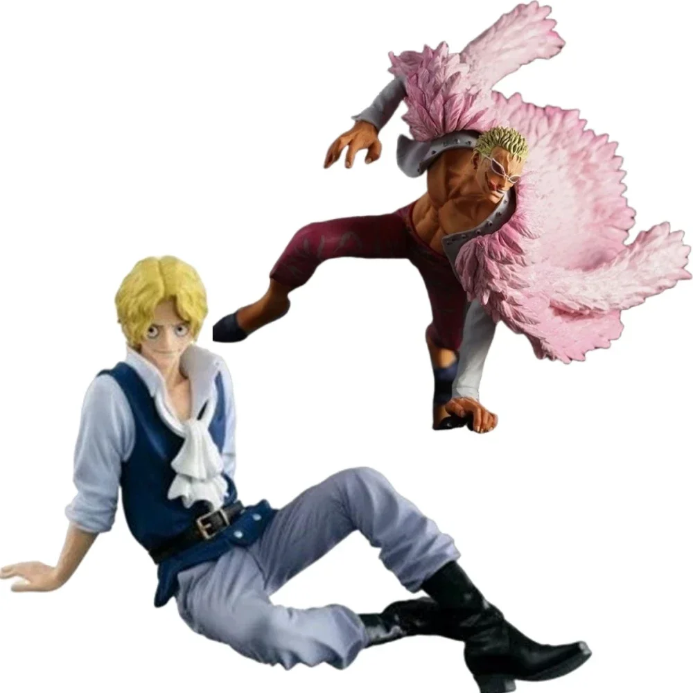 

Bandai Original Banpresto Anime One Piece Top War SC King Shapers Movie Sabo Doflamingo Sengoku Figurine Action Model Toys Gifts