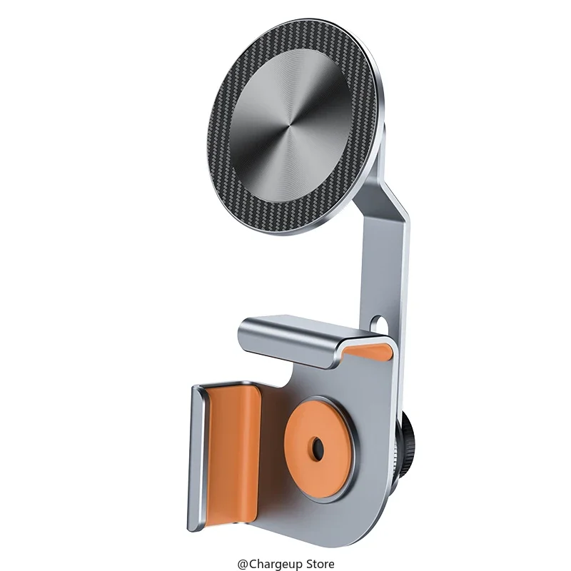 Magnetic Aluminum Alloy Car Phone Holder Screen Side Holder Adjustable No Need To Stick for Tesla Model 3/Y BYD Car with Screen