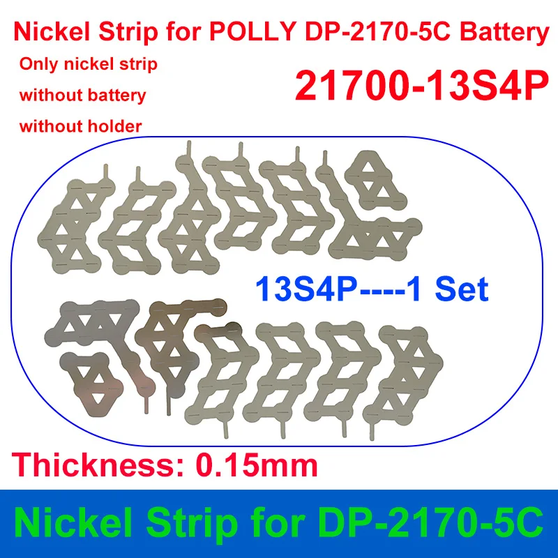 Nikkel csík számára polly Data processing Üteg 36V 48V 52V 10-es évek 13S 14S Vastagság 0.15mm számára DIY DP-6 DP-9 DP-2170-5C e-bike Üteg Pakli