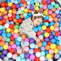 100Pcs Thickened Ocean Ball Children’s Toys Colorful Ball Children Outdoor Playground Plastic Balls Explosion-proof Colored Toys