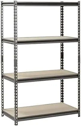 

UR361860PB4P-SV Silver Vein Steel Storage , 4 Adjustable Shelves, 3200 lb. Capacity, 60 Spring loaded pin Spring plungers stainl