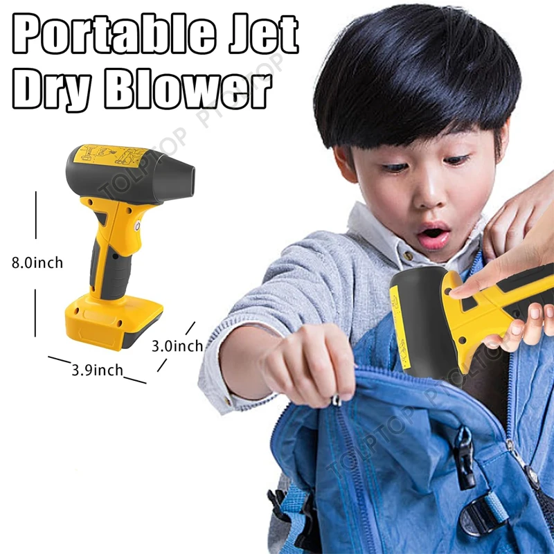 thumbnail image 2 of JJFX Compressed Turbo Blower For Dewalt 20V Battery, Jet Fan 4-Speed 2 of 13
