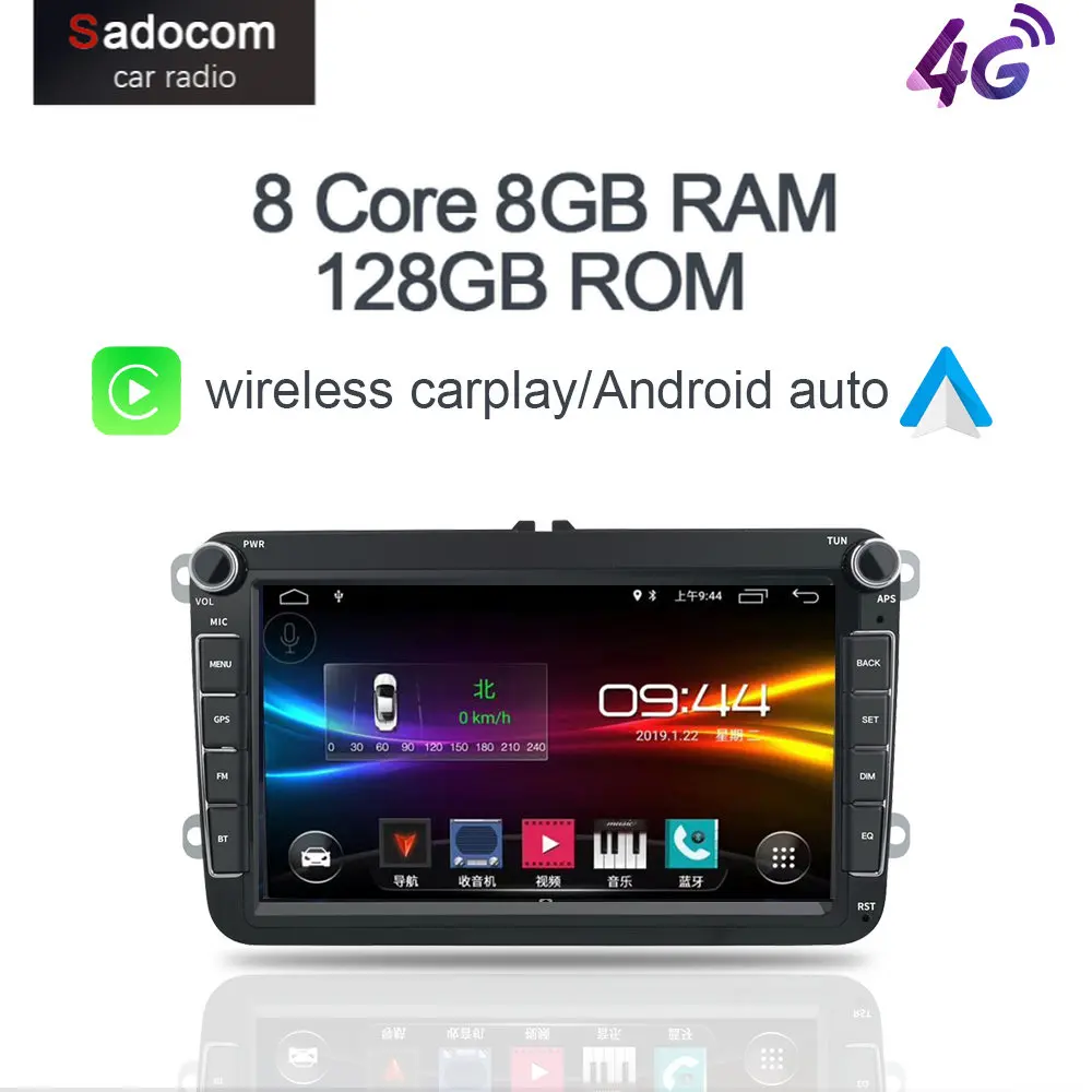 Kup radio 2din Android 8 VAG, DSP CarPlay 6 GB LTE