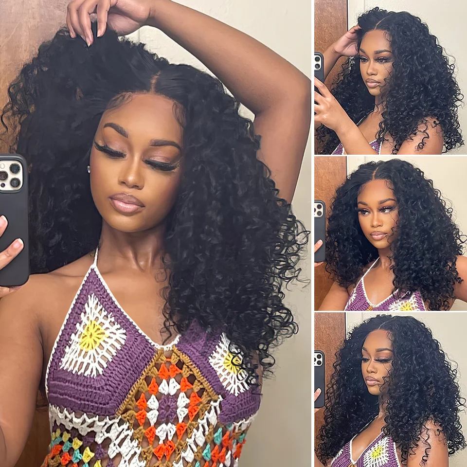 20" Kinky Curly Synthetic Lace Front Wigs Black Blonde for Women Female Ginger Red Heat Resistant Natural Cosplay Wig lace front wig,lace wigs,synthetic wigs,womens synthetic wigs