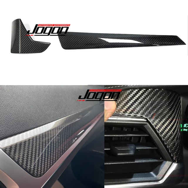 Lhd Genuine Carbon Fiber For Bmw M3 M4 G80 G82 G83 2021 2022 Car Centre  Console Dashboard Side Air Ac Vent Gear Panel Trim - Interior Mouldings -  AliExpress