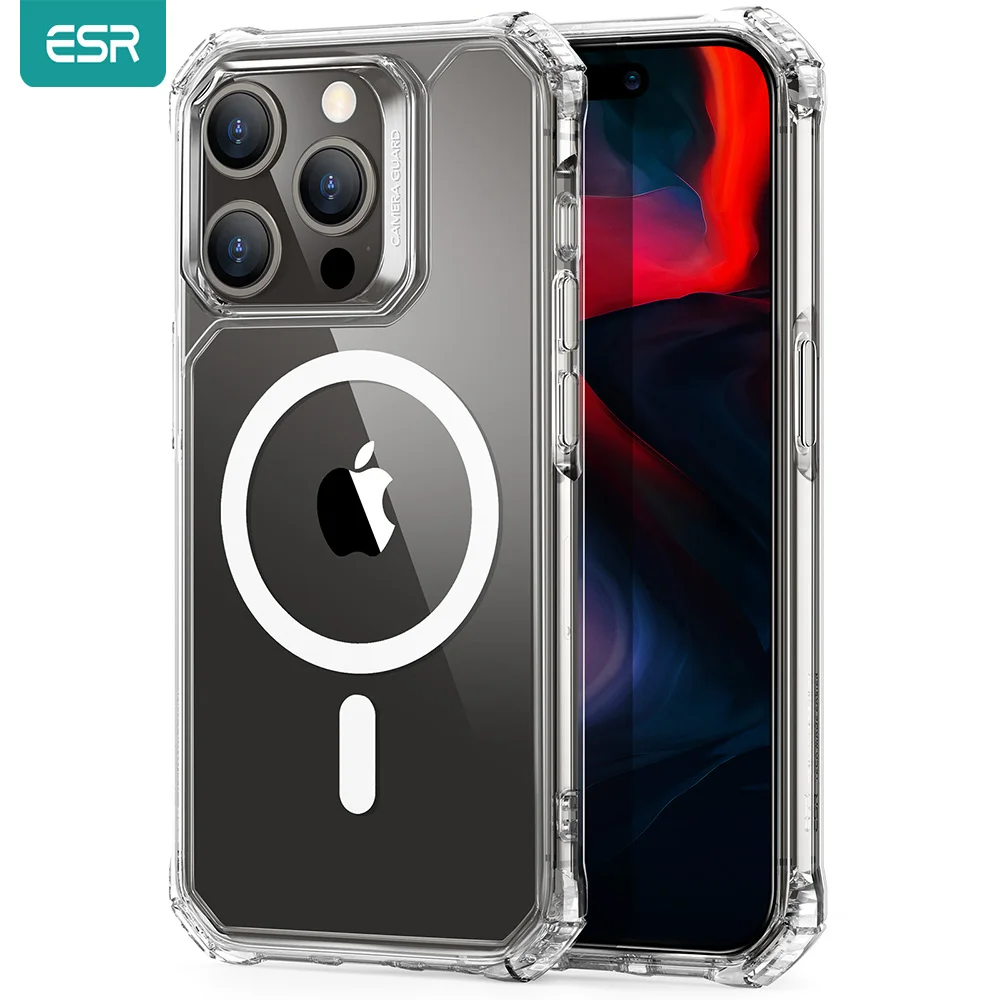 

Магнитный чехол для iPhone 15 Pro Max MagSafe, бронированный чехол с галолком для iPhone 15 Pro, чехол для iPhone 15