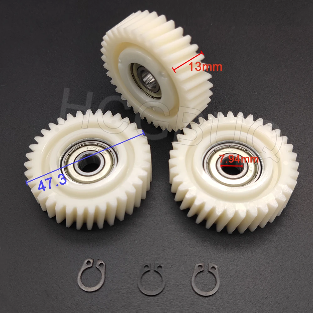 Electric Bike Gear Oblique Planetary Gear 35 Teeth helical Gears 7.94mm Bearings E-bike Hub Motor Parts