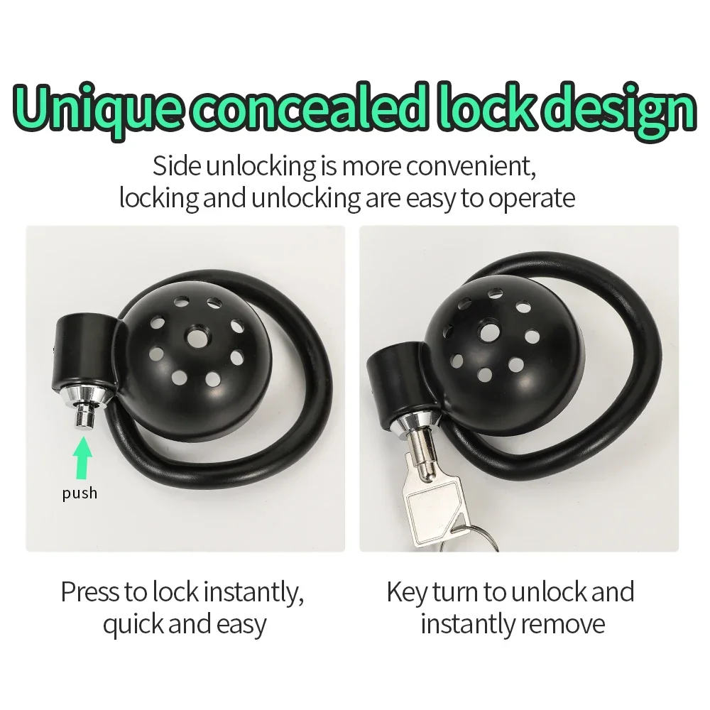 ABS Chastity Cage with 5 Rings Cock Cage Adult Sex Toy Penis Bondage Urethral Lock with Plug Male Cuckold Fetish Erotic BDSM Toy