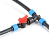 16mm Micro Irrigation Drip Tape Connectors Tee Repair Elbow End Plug Tap Fittings Locked Hose Joints Greenhouse Coupler 2