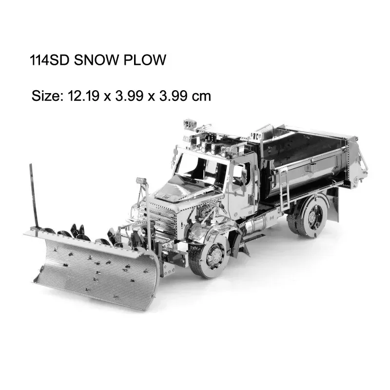 3D Metal Puzzle Mixer Truck Engineering Vehicle DIY Assembly Kit