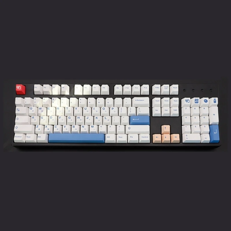 

Механические колпачки для ключей PBT Milk Theme Cherry Profile 137Keys для переключателей Cherry MX X3UF
