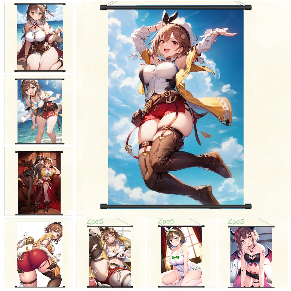 Zoo Atelier Ryza Reisalin Stout Decorazione Immagine Murale Anime Pittura Cartoon Comics Poster Canvas And Wall Prints Decor