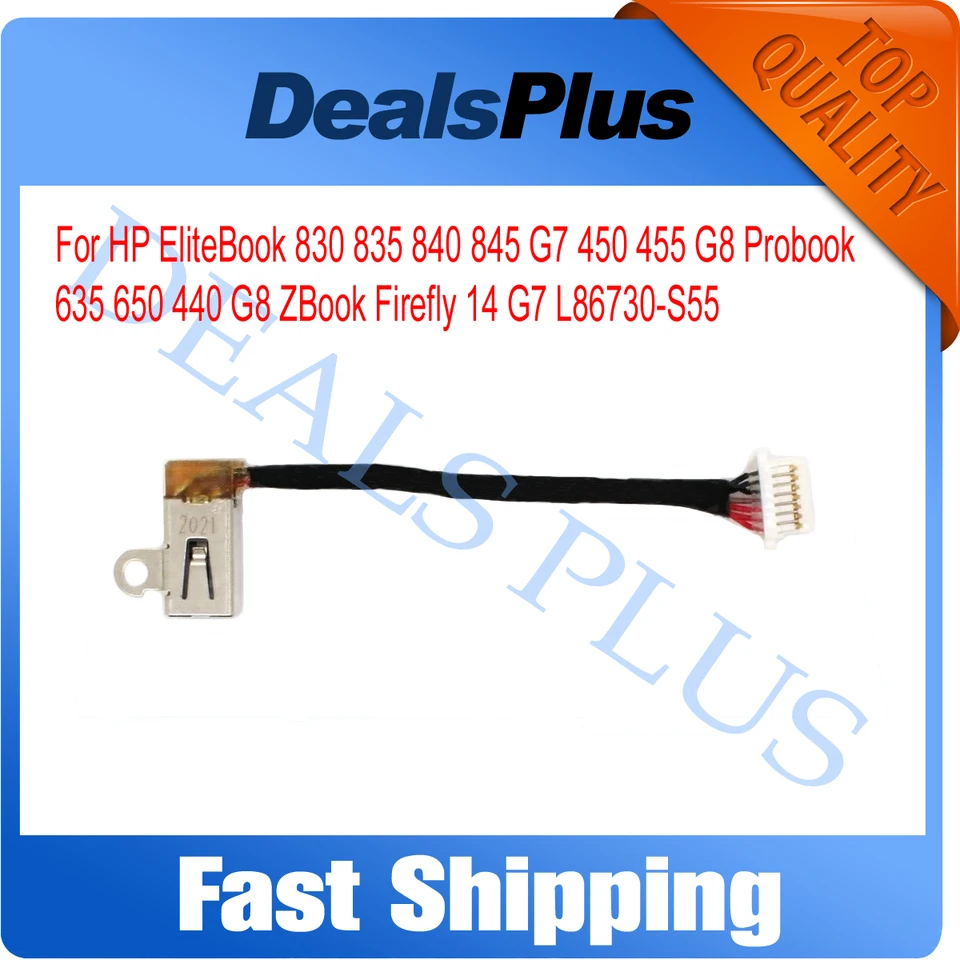 Connecteur DC Jack D'alimentation Pour HP Elitebook 830 G7 (série 830) - Marque Kinpower - Neuf