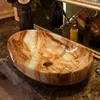European Countertop Basin Bathroom Sinks Washbasin Ceramic Bathroom Washbasins Hotel Art Basin Home Balcony Small Washing Sink 3