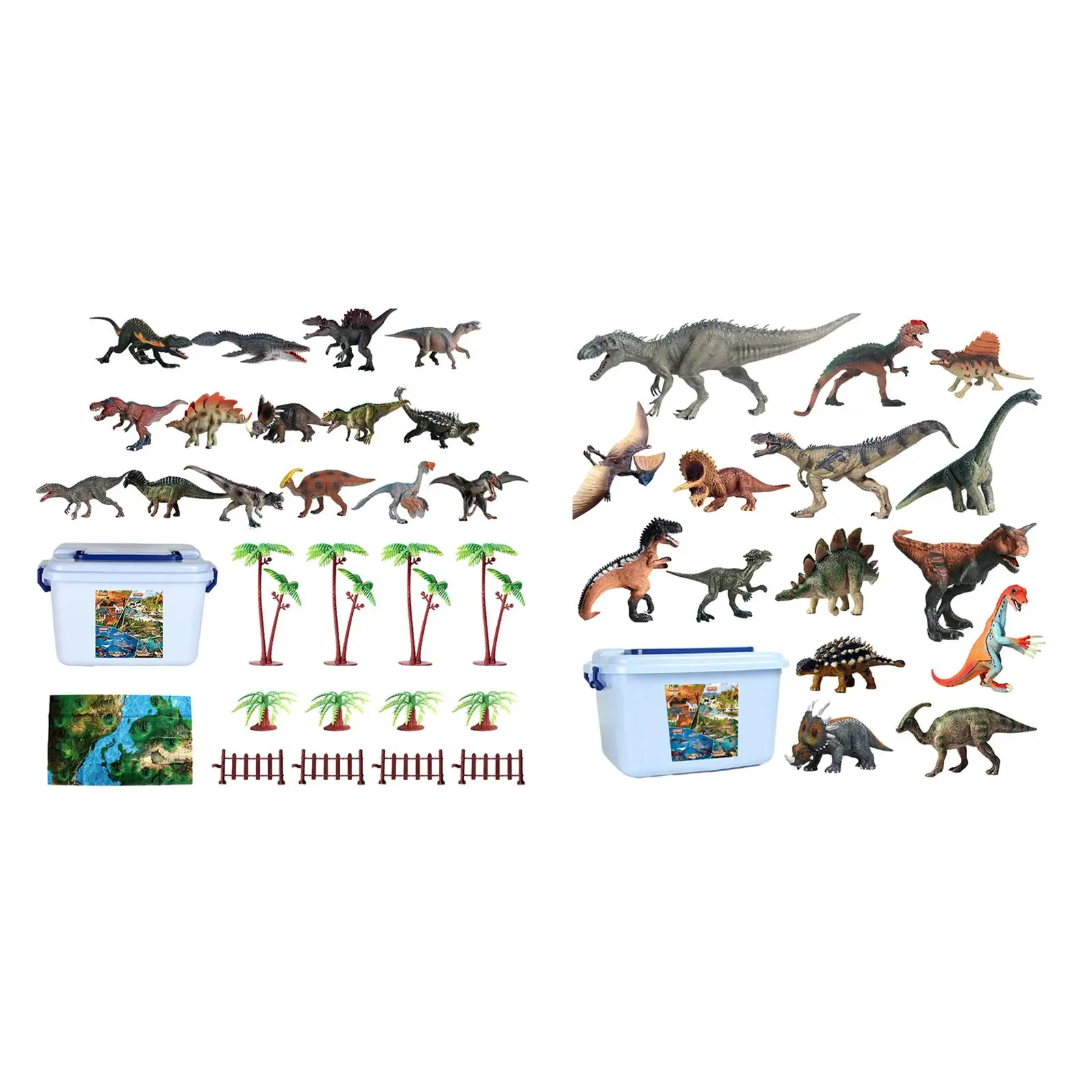 

15Pcs Kids Dinosaur Toys Early Development Realistic Pretend Decoration for New Year Cake Topper Party Favors Birthday Christmas