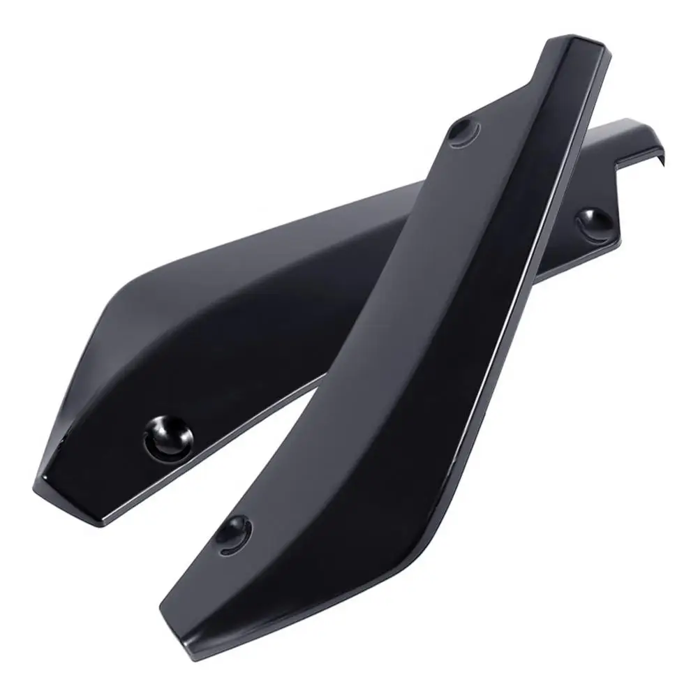 Car Rear Spoiler Universal Accessories 2Pcs Rear Bumper Lip Diffuser Splitter Scratch Protector