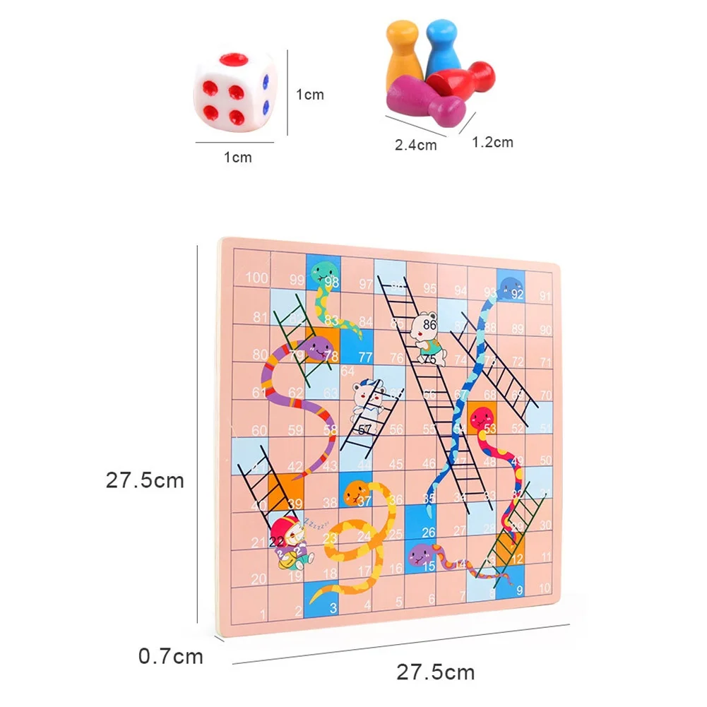 Ludo Game Magnetic Ludo Board Wear Resistant with Folding Chessboard Chess for Education