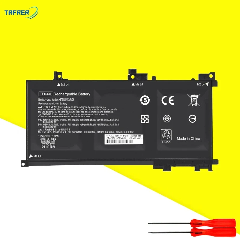 

TE03XL laptop battery for HP Omen 15-bc011tx 15-bc012tx 15-bc013tx 15-ax015tx ax017tx TPN-Q173 HSTNN-UB7A 849910-850