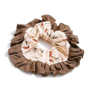 Floral Charm Ponytail Holder