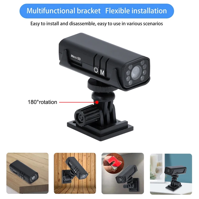 Mini Smart Home Security Camera Indoor Wireless WiFi Remote View Outdoor waterproof Camera Human Detection Sleep Standby 6
