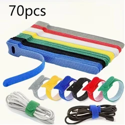 Vibrant Velcro Cable Ties for Home and Garden Organization