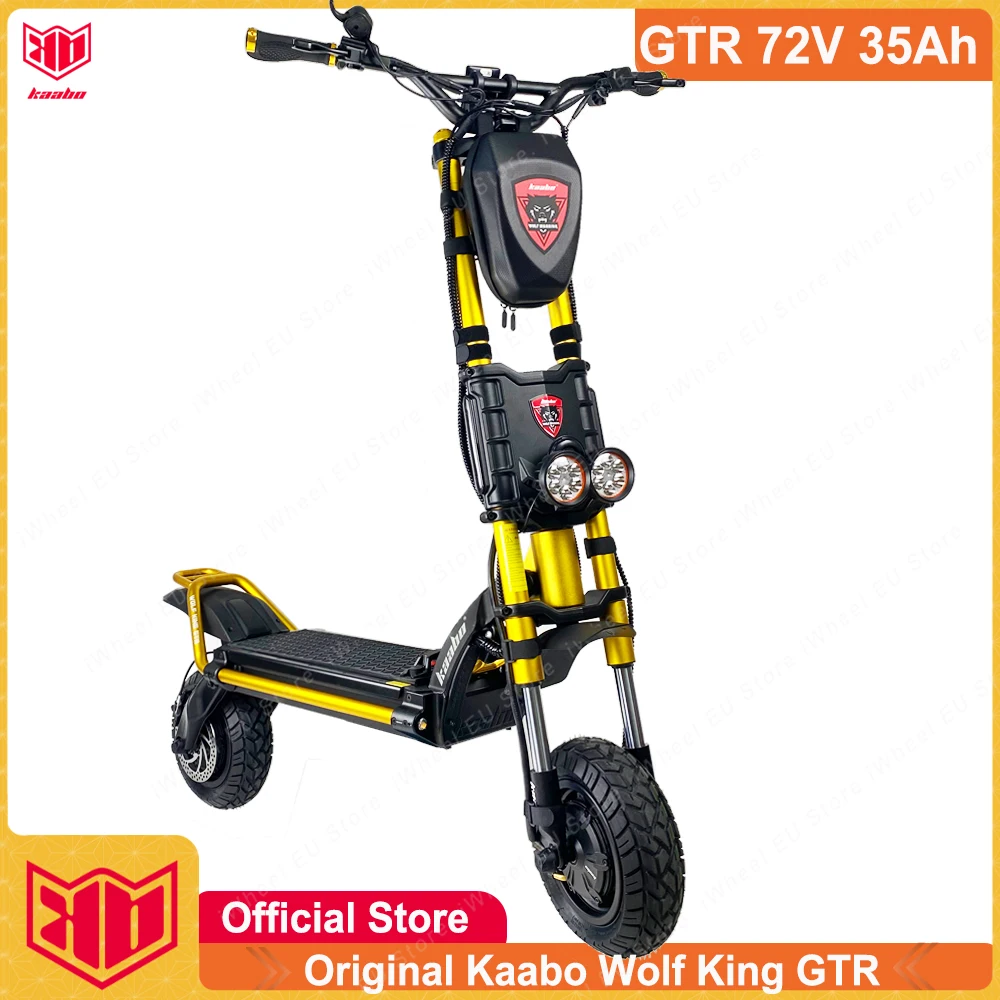 Eu Stock Ufficiale Kaabo Wolf King Gtr 72V 35Ah Batteria Doppio Motore 2000W * 2 Batteria Rimovibile Portatile 12 Pollici Kaabo Wolf King Gtr