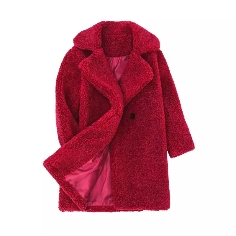 Children's Lamb Wool Cotton Coat Autumn and Winter New Baby Plush Thickened Hooded Jacket for Boys and Girls Warm Wool Sweater