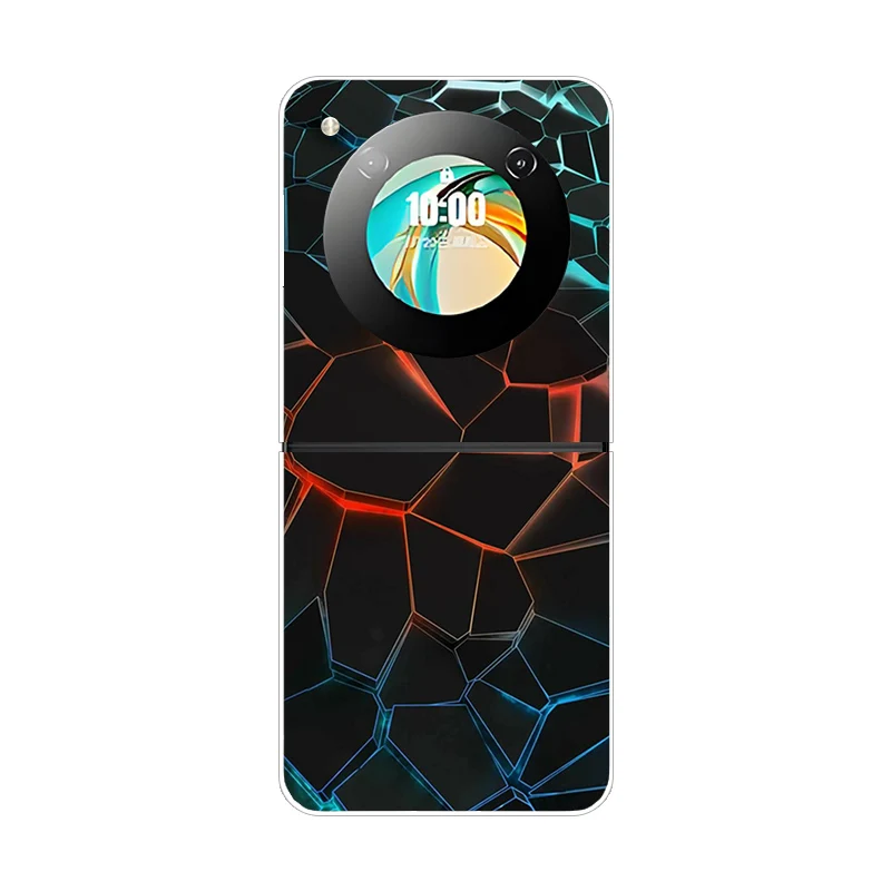 Luxury Fashion Transparent PC Hard Phone Case with Shockproof Bumper Shell