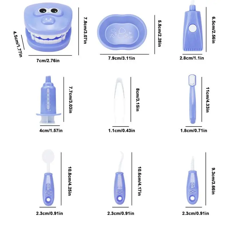 Рисунок 6 - 9-частный набор игрушек "Стоматолог"