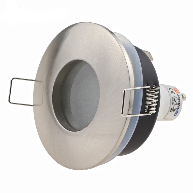 

Chrome/Satin Nickel LED Eyeball Fixture Recessed Spotlight Casing Downlight Eye ball Fitting Frame Casing Light Lamp Siling