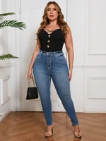 Plus Size High Waist Tummy Control Skinnies