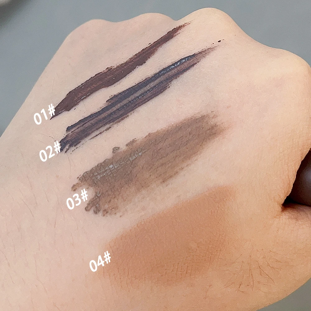 Coffee Brown Eyebrow Cream Enhancers Lasting Waterproof Eye Brows Gel Makeup Brown Tinted Liquid Eyebrows Paint Pomade Cosmetic 6
