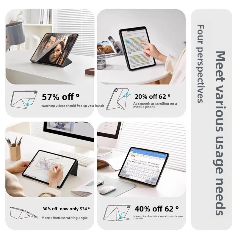 Premium Magnetic Suction Protective Cover for Tablets - Intelligent Guarantee