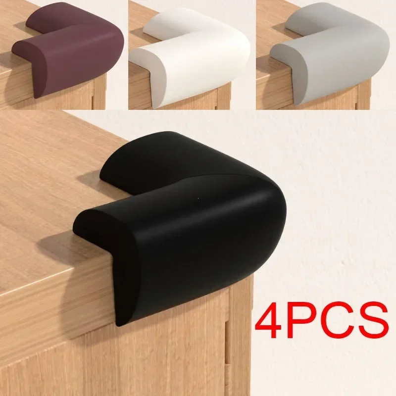 Child Baby Safety Protector Strip Soft Edge Table Corners Protection Guards Cover 4pcs silicone table corner protector table corner protector table edge protector furniture anti collision strip Toddler Infant Anticollision
