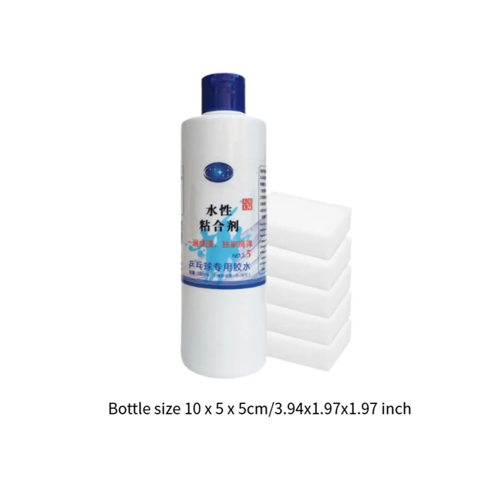 Table Tennis Racket Glue DIY Assembling Table Tennis Paddle Premium 40ml Pingpong Racket Glue Ping Pong Paddle Glue with Sponges