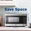 Countertop Microwave Oven,Compact 0.7 Cubic Ft.,700-watt Capacity,6 Auto Cooking Settings,Kitchen Essentials,Stainless Steel 2