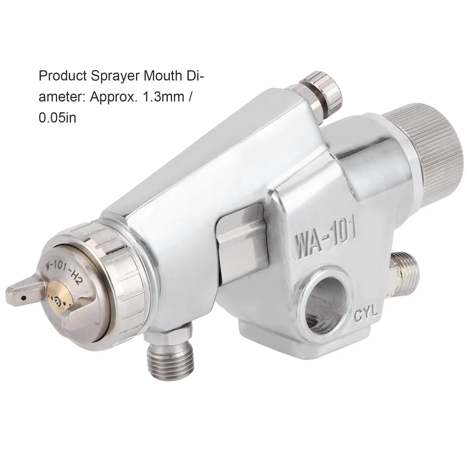 High-Pressure Pneumatic Paint Sprayer for Uniform Coverage-Ideal for Narrow Spaces with Wide Spray Width
