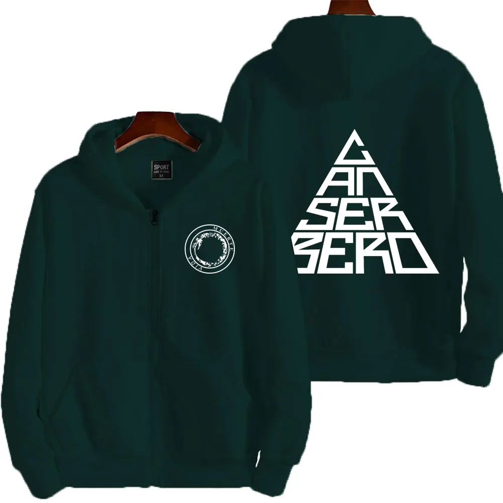 thumbnail image 1 of Canserbero-Sudadera con capucha y cremallera para hombre y mujer, chaqueta de gran tamaño, moda urbana Y2K, abrigo para pareja, primavera y otoño, novedad de 2024, 1 of 5