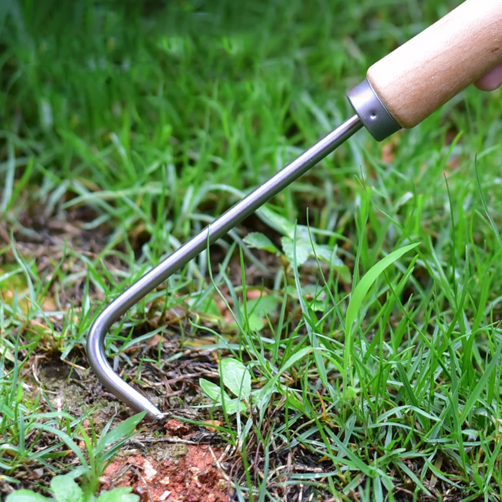 Mini Garden Tools 1PC Single Claw Hook Soil Loosening Root Picker Grass Puller