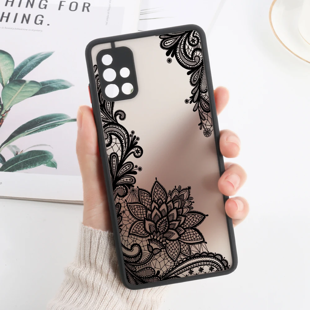 Mandala Design Hard Matte Phone Case Cover