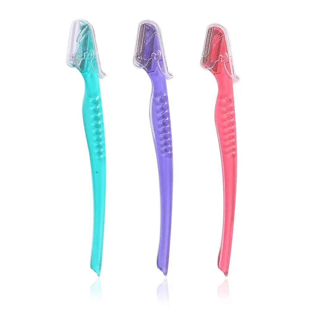 Set Portable Eyebrow Trimmer Face Hair Razors Women Eyebrow Shaver Hair Removal Trimmer Shaver Beauty Makeup Tools