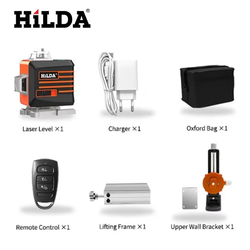 High-Precision Green Beam 360° Laser Level with Self-Leveling Feature