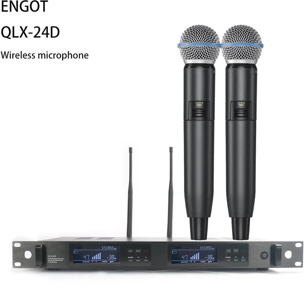 Qlxd24 Beta 58 Sm58 2 Channel True Diversity Condense Digital Wireless