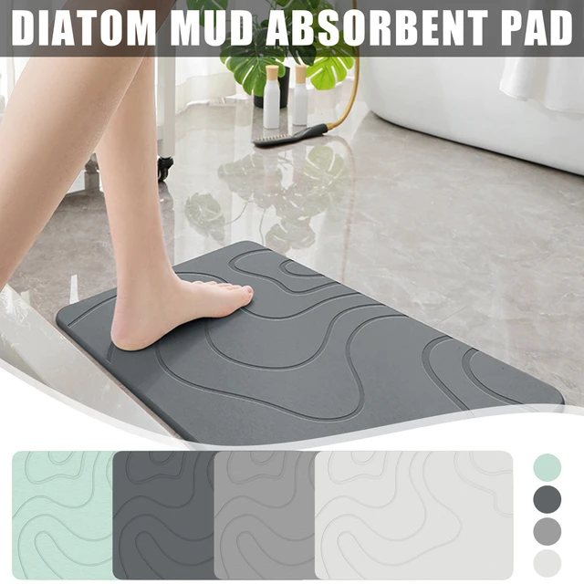 Absorbent Bathroom Bath Mat Anti-slip Shower Rug Quick Drying Bath Mats  Kitchen Entrance Doormats Home Floormat Bathtub Carpet - AliExpress