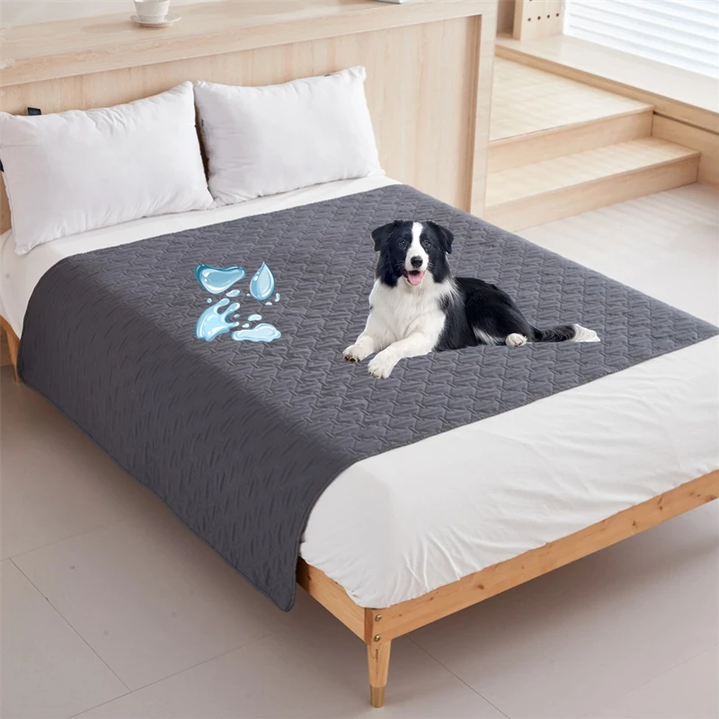 

Anti-dirty Bed Sheet Cover Washable King Queen Bed Bedspread Mat Reusable Mattress Protector Kids Pet Dog Cat Urine Sofa Pad